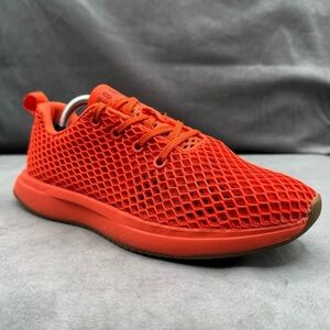NOBULL Diamond Mesh Runner Women’s Size 7 Sneakers Orange Athletic Running Shoes